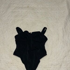 PacSun Elegant Black One-Piece Swimsuit